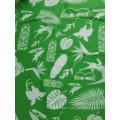 100% Polyester peachskin printed fabric for BEACH SHORTS